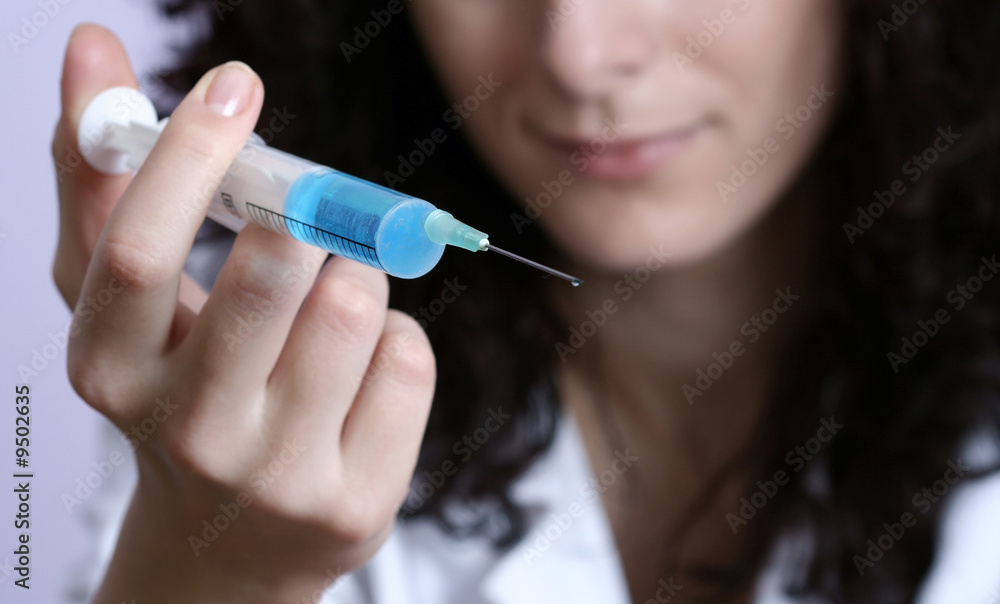 Professional young doctor at work. Close up. Professional young doctor at work. Close up.