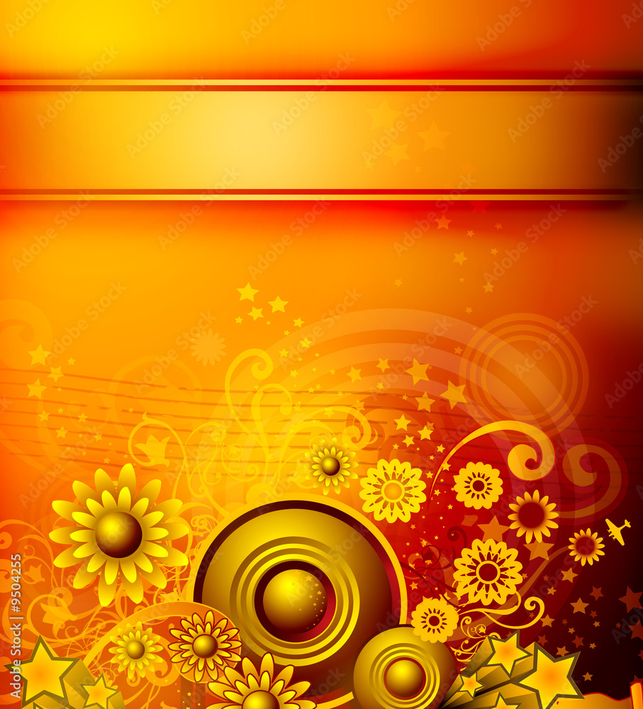 Obraz premium floral background