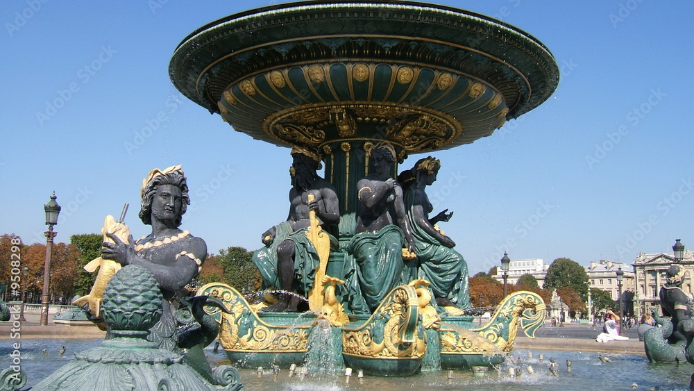 Fontaine, Place de la Concorde, Paris