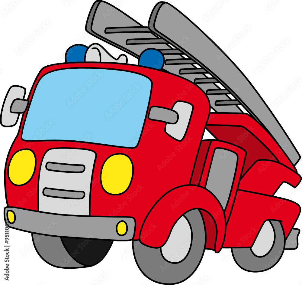  feuerwehrauto Stock Vector 