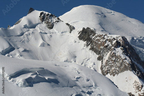 Mont Blanc depuis l'aiguille du Midi