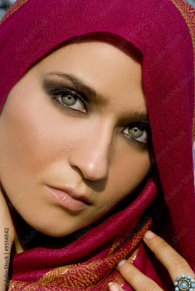 Photo of a beautiful female's flawless skin in the bright Photo of a beautiful female's flawless skin in the bright