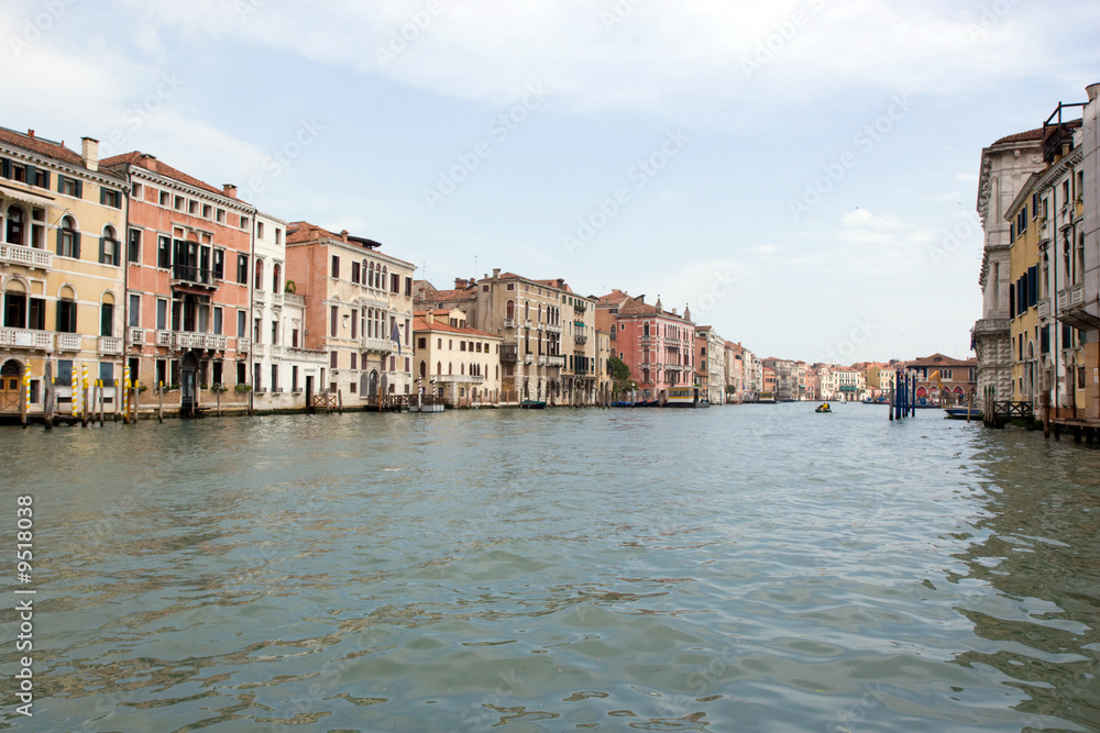 Fototapeta premium Buildings along the Grand Canal, Venice, Italy