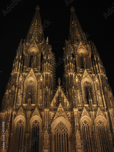 Kölner Dom bei Nacht