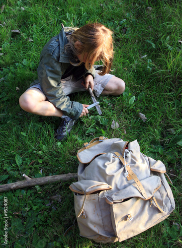 enfant nature tailler