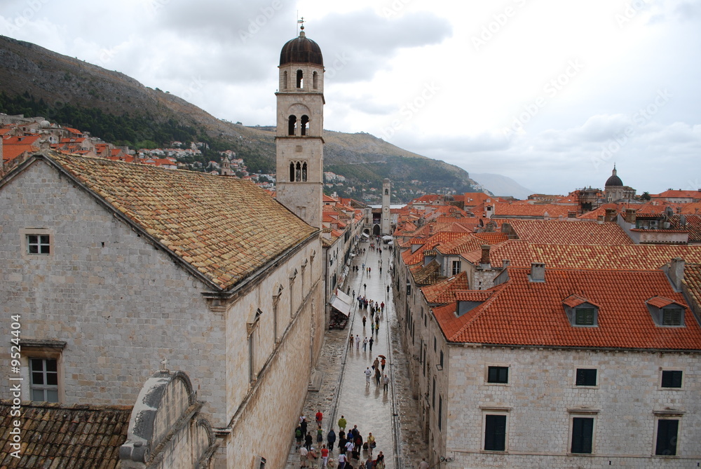 Avenue principale de Dubrovnik