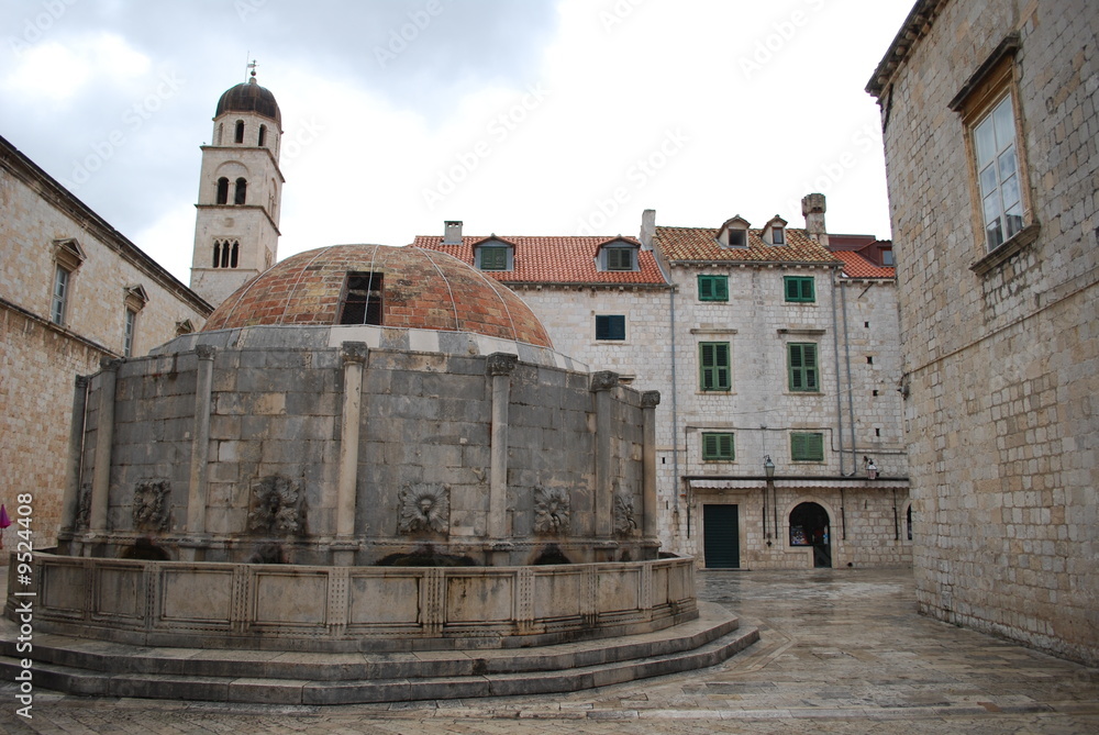 Grande fontaine d'Onofrio à Dubrovnik