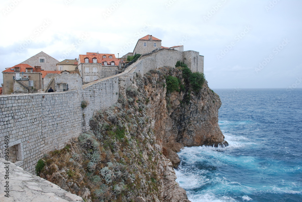 Les remparts de la ville de Dubrovnik