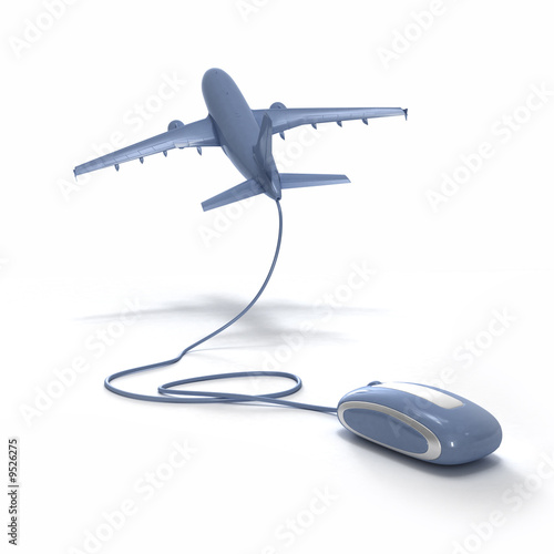 3D rendering of an airplane...