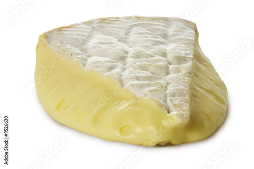 Ripe creamy camembert cheese.