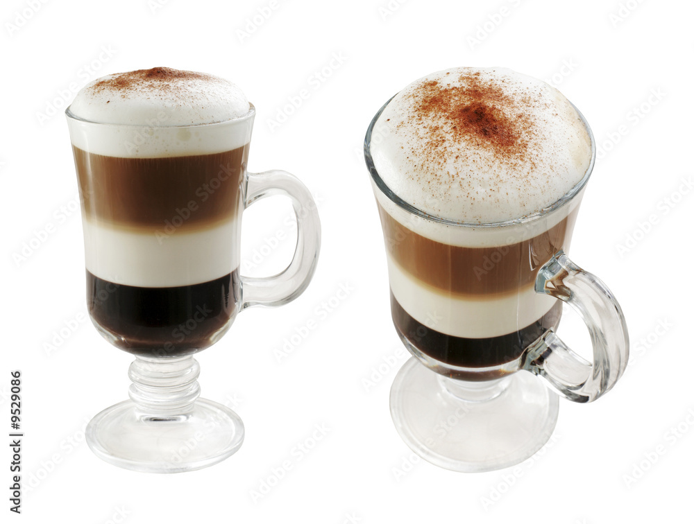 Multi-layered coffee Multi-layered coffee