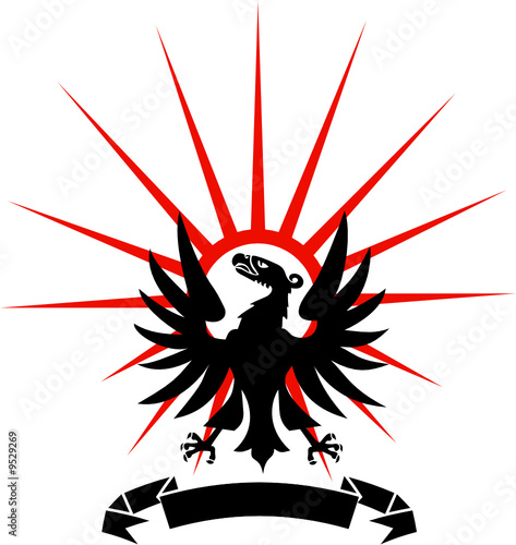 proud eagle - tattoo, t-shirt design