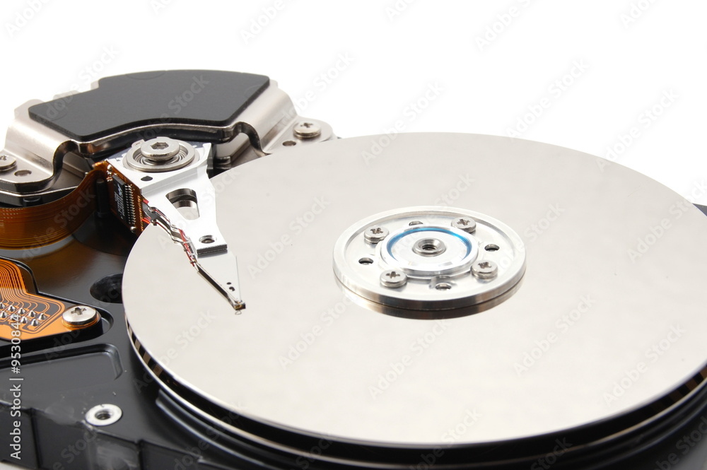 computer hard disk drive isolated on white background computer hard disk drive isolated on white background