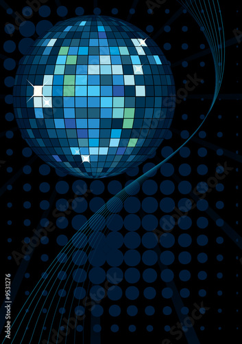 Shiny disco ball