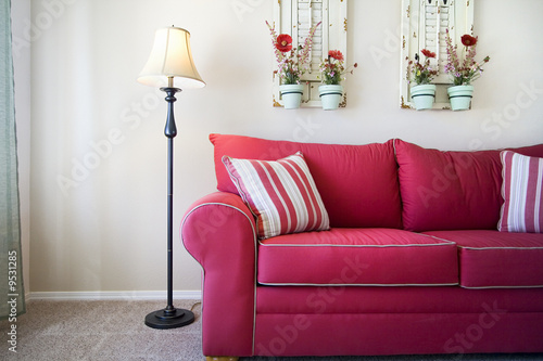 Close up on a Trendy Modern Dining Room