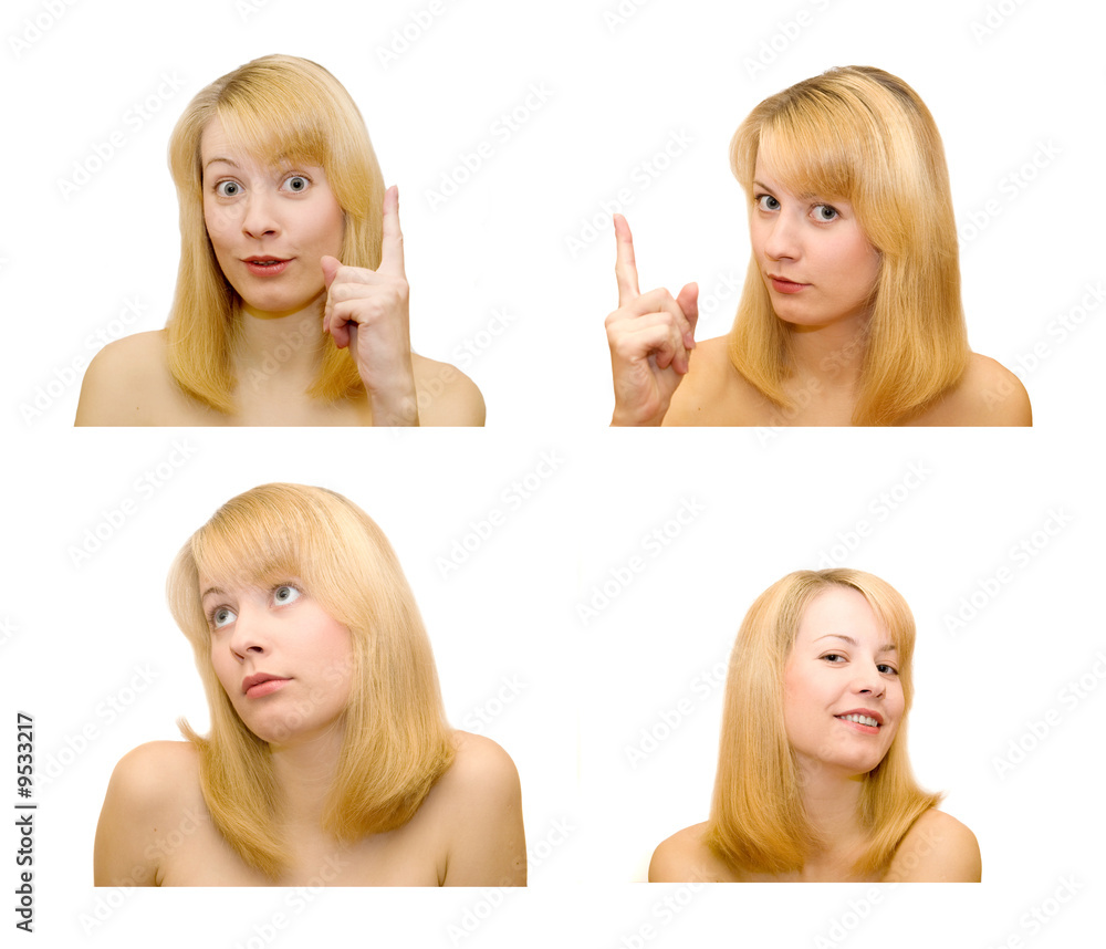 four pictures of one girl emotions four pictures of one girl emotions