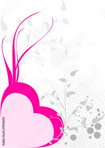 coeur rose