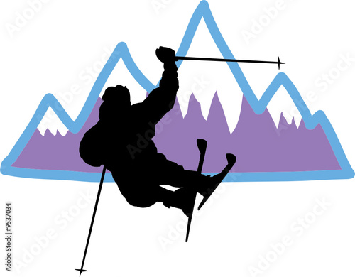 vector skier