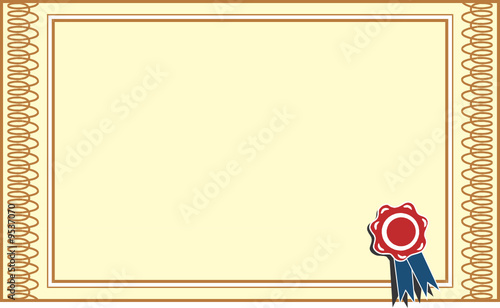 vector diploma or certificate background