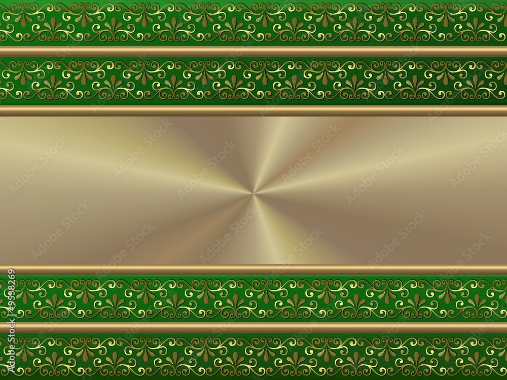 weihnachtskarte - grün - gold weihnachtskarte - grün - gold