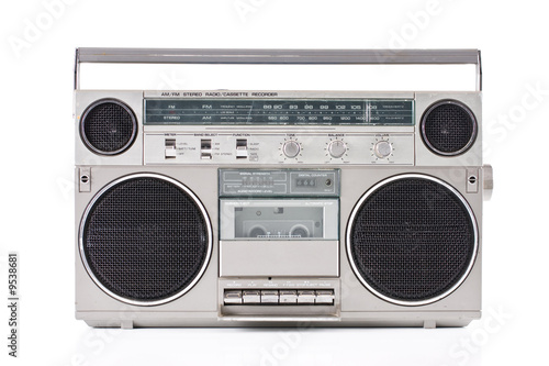 Old Portable Radio Cassette Player