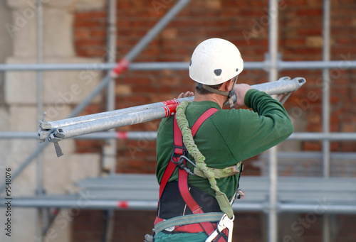 Construction site worker