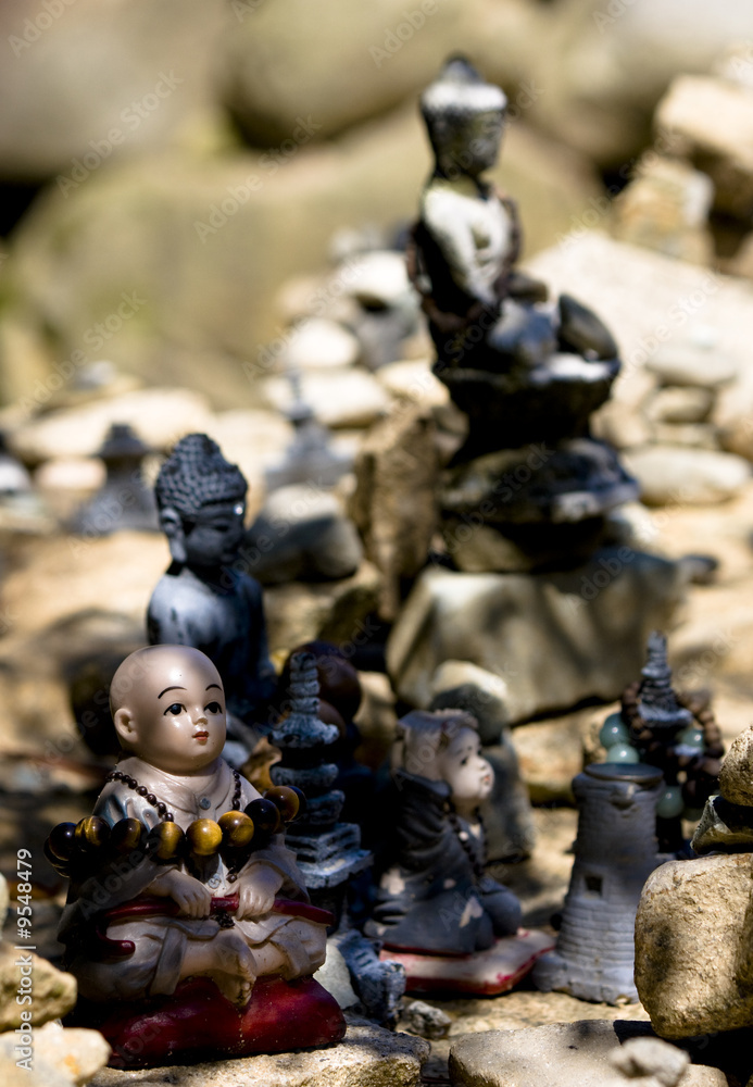 Obraz premium Mönchfiguren