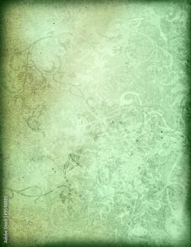 floral style old paper textures background