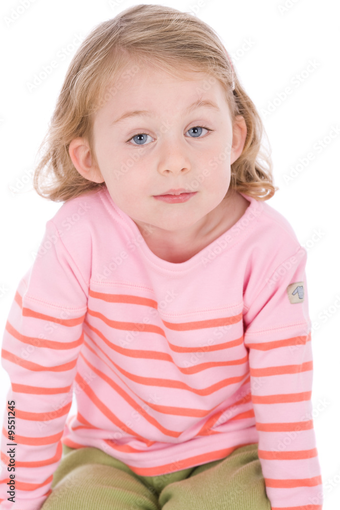 Petite fille désabusée Petite fille désabusée