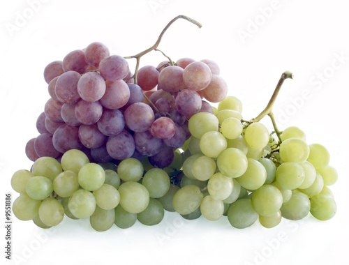clusters of sweet grapes