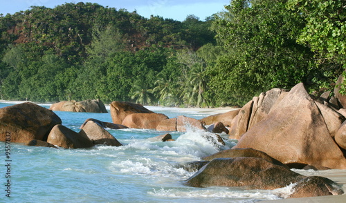Célèbre Anse Lazio à Praslin aux Seychelles