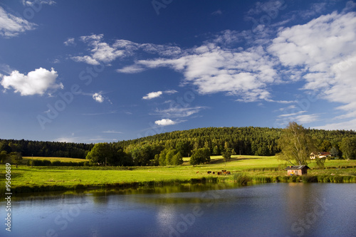 idyllische Landschaft in Thüringen