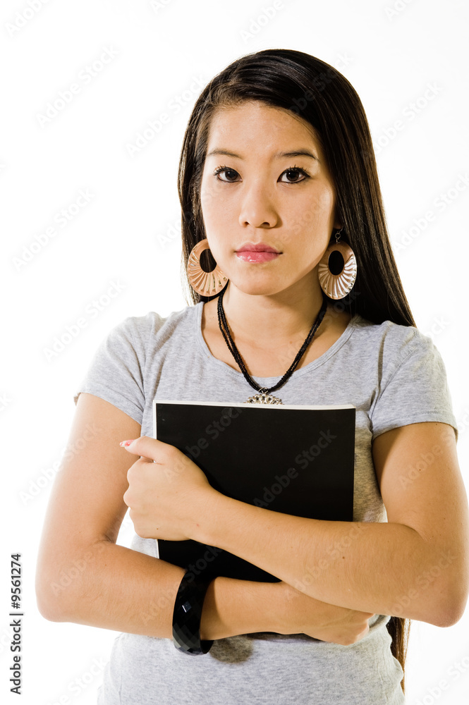 A young female model, photographed in the studio.