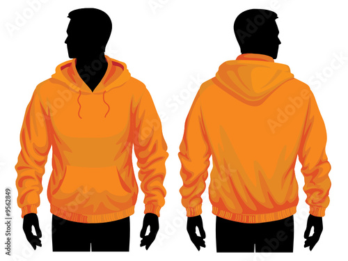 Men’s sweatshirt template