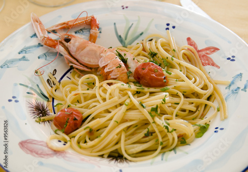 Quadro em tela Linguine agli scampi