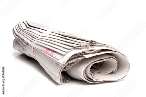 A daily newspaper ready for a loyal subscriber.