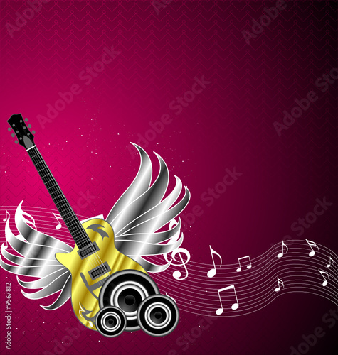 A beautiful abstract music design