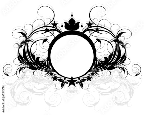 ornate shield