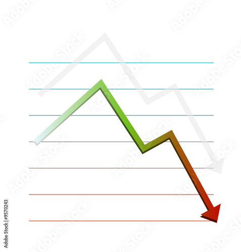 flèche sur graphe