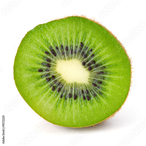 Kiwi isolated over white ba...