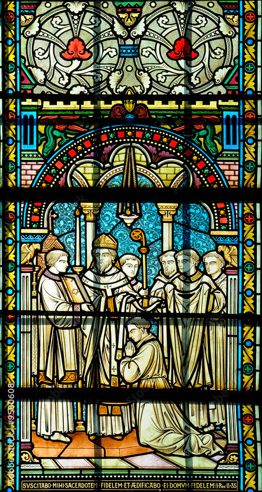 vitrail de saint sernin à Toulouse