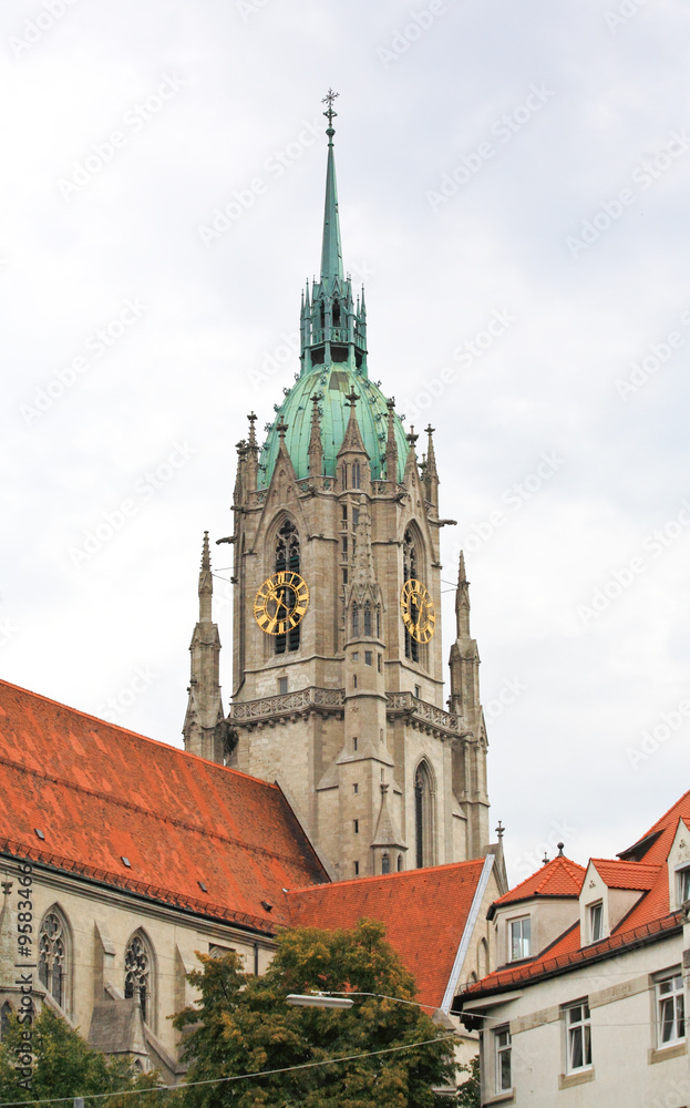 Fototapeta premium The scenery of street in Munich Germany