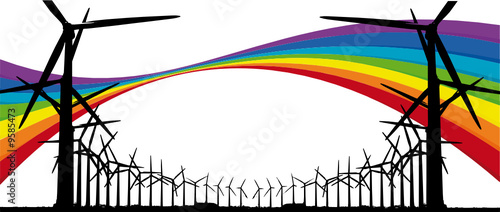 énergie propre et éoliennes
