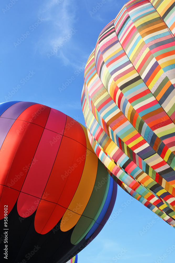 Naklejka premium Montgolfières