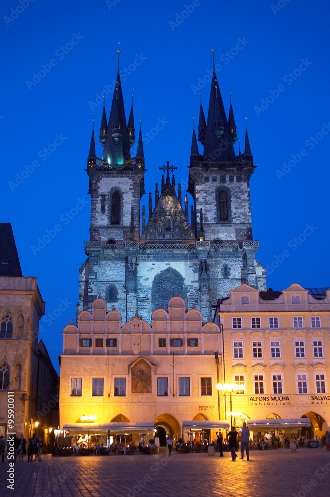 evening in Prague