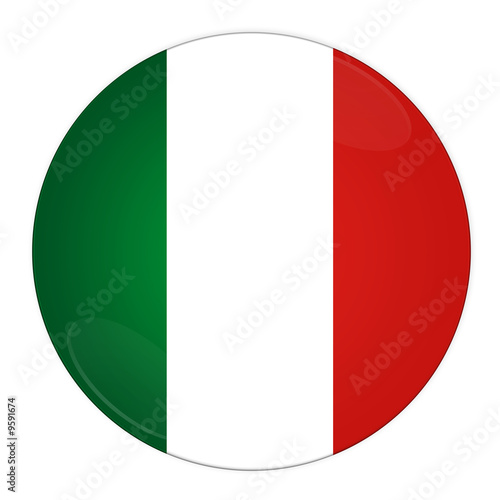 Free Download Abstract illustration: button with flag from Italy country - GFXLoad