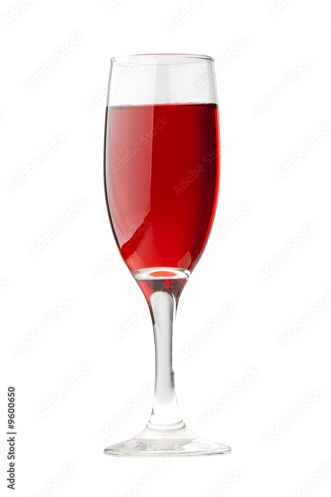 isolated red wineglass, white background isolated red wineglass, white background