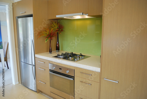 modern kitchen with elegant decoration