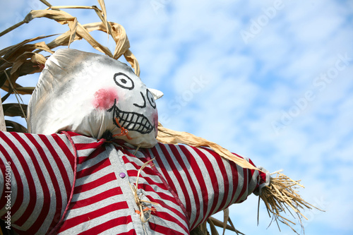 Fotografija A straw stuffed Halloween scarecrow