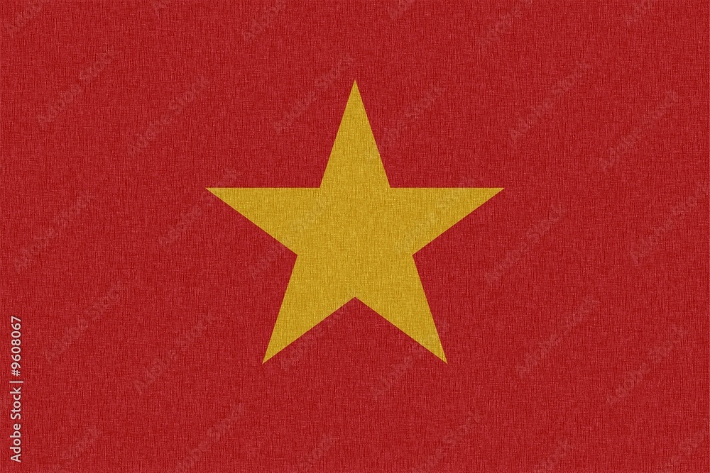 drapeau tissu vietnam flag in material drapeau tissu vietnam flag in material